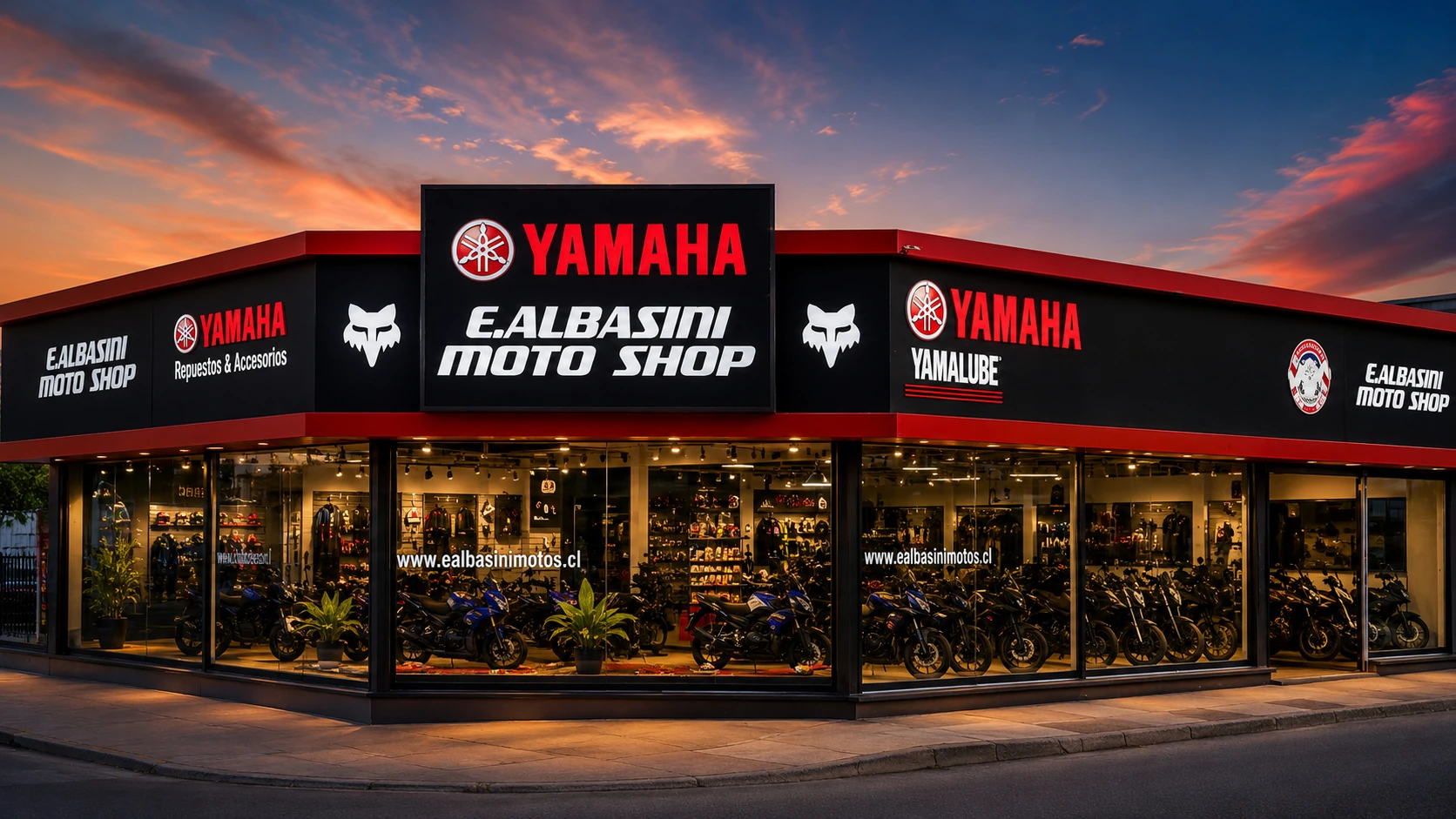 Fachada de E. Albasini Motoshop