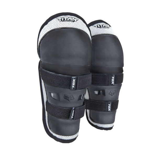 Rodilleras Niño Titan Peewee Negro/Plata