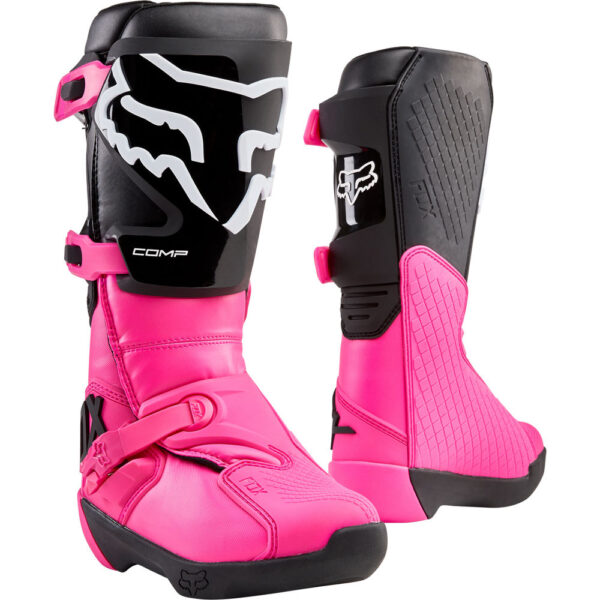 Botas Mujer Comp Negro/Rosado