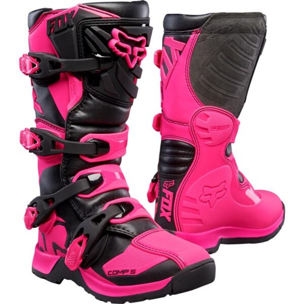 Botas Niña Comp 5Y Negro/Rosado