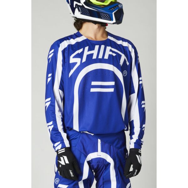 Polera Moto 3Lack Label Curv Azul Shift