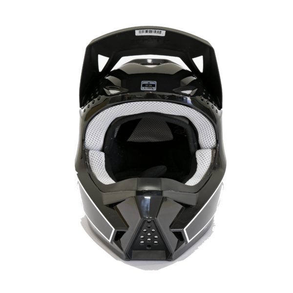 Casco Moto White Label Bliss Negro/Blanco Shift - Imagen 2