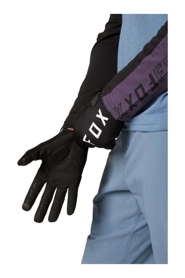 Guantes Bicicleta Ranger Gel Negro Fox - Imagen 2