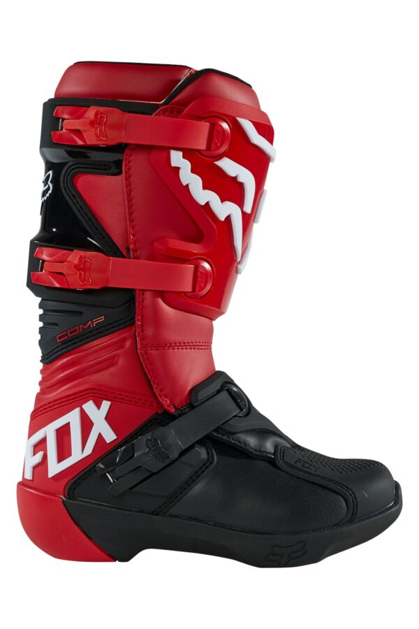 Botas Moto Niño Comp Rojo Fox - Imagen 2